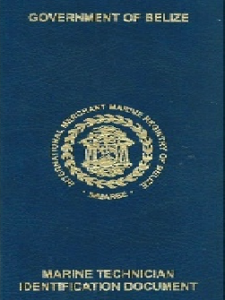 Belize Marine Technician Identification Document