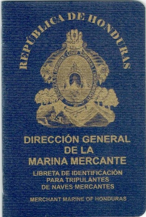 Honduras Merchant Marine Seafarer Document
